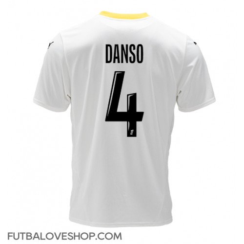 Dres RC Lens Kevin Danso #4 Tretina 2024-25 Krátky Rukáv